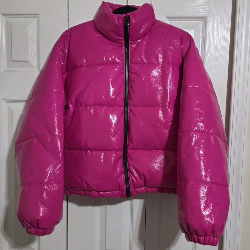 Forever 21 Pink Puffer Jacket